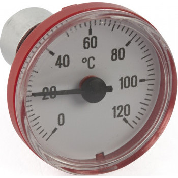 R540 Термометр для рукояток кранов 0-120 °C - красн.  Giacomini