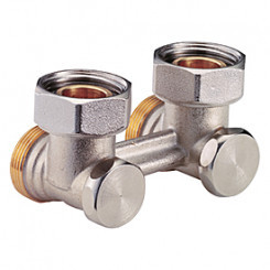 R388 Узел нижнего подключения двухтрубный, угловой 1/2"x3/4"Ek. Giacomini R388 Узел нижнего подключения двухтрубный, угловой 1/2"x3/4"Ek. Giacomini