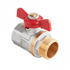 BV.314 Шаровый кран 1/2"ПМ бабочка MVI AquaHit BV.314 Шаровый кран 1/2"ПМ бабочка MVI AquaHit