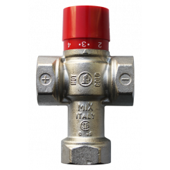 R156 Термосмесительный клапан 3/4" 38-60C Kv2,0 Giacomini R156 Термосмесительный клапан 3/4" 38-60C Kv2,0 Giacomini