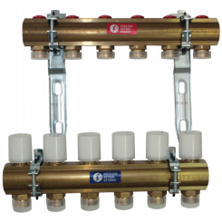 R553D Коллектор 1"х3/4"Ek. для радиат. отопл, 6 контуров Giacomini R553D Коллектор 1"х3/4"Ek. для радиат. отопл, 6 контуров Giacomini