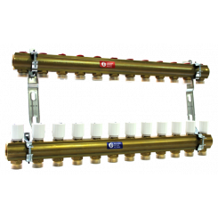 R553D Коллектор 1"х3/4"Ek. для радиат. отопл, 12 контуров Giacomini R553D Коллектор 1"х3/4"Ek. для радиат. отопл, 12 контуров Giacomini