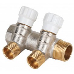 Коллектор 3/4"х1/2"Ek с вентил с 2-мя вых. ник. МVI Коллектор 3/4"х1/2"Ek с вентил с 2-мя вых. ник. МVI
