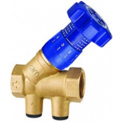 BL.220 Балансировочный клапан   1/2"  с наклонным штоком MVI