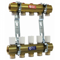R553D Коллектор 1"х3/4"Ek. для радиат. отопл, прямой кроншт. 6 контуров Giacomini R553D Коллектор 1"х3/4"Ek. для радиат. отопл, прямой кроншт. 6 контуров Giacomini