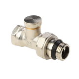 TR.113 Клапан настроечный с самоуплотнением 1/2" прям.  MVI