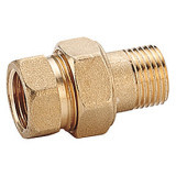 R18 Американка прямая   3/4"ПМ, ЛАТУНЬ   Giacomini